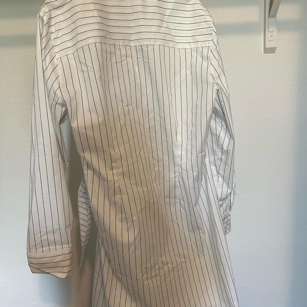 Abercrombie & Fitch Line Sleeve Wrap Shirt Dress - Picture 8 of 9